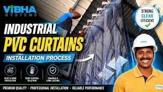PVC Strip Curtains -  Sliding Door Curtains - Vibha Systems