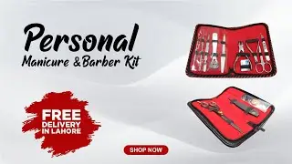 Manicure Pedicure & Grooming Tool Set | Barber Kit | Grooming Essential |