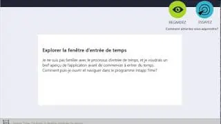 French: Intapp -  Exploring the Time Entry Window