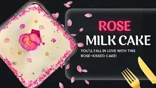 Rose Milk Cake.. #rosemilkcake #milkcake #pinkcake