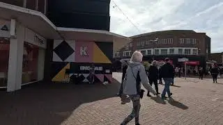 Walking through Poole Highstreet and Poole Market in 4K