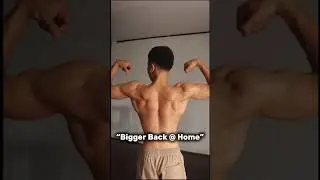 &ldquo;Home Back Workout &ndash; Build a Bigger Back Without Weights&rdquo; #backworkout #motivation #fitness #shorts