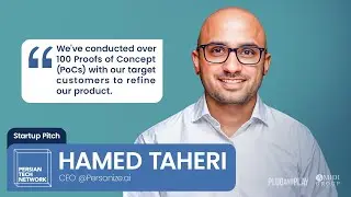 Startup Pitch - Personize.ai by Hamed Taheri  | ارائه استارتاپ توسط حامد طاهری