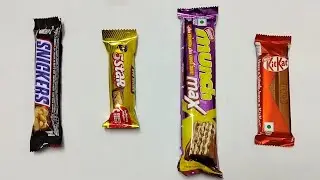 Snickers vs 5 Star vs Munch Max vs Kitkat || Chocolates 🍫 || Unboxing Candy 🍭🍭