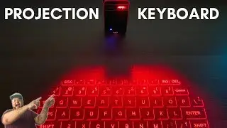 Wireless Laser Projection Virtual Keyboard