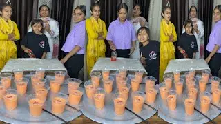 Part-2 papaya juice glass win challenge | bottle flip challenge #punjabifoodchallenge 