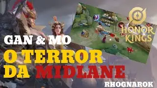 HONOR OF KINGS - Gan & Mo - O Terror da Midlane