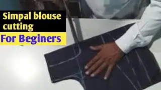Simple Blouse Cutting Method | Plain Blouse Cutting