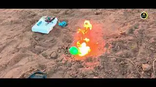 🚀Acetylene gas ko kya gubbare mein Store//experiment//एसिटिलीन गैस को किया गुब्बारे में स्टोर