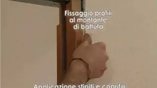 Montaggio porta scorrevole in legno su controtelaio ECLISSE Unico