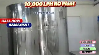 10,000 LPH RO Plant| Sriperambuthur| Guindy| Tambaram| Thiruvanmiyur| Tiruvallur| Ambattur| Chennai
