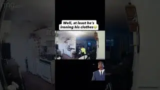 My son almost lost it. He thought I was an intruder inside the house. 😂🤯#viralshort #funny ￼