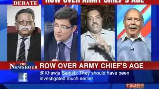 Debate: Row over Army Chief's age - 1