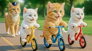 Mama Cat Trims Fur on the Farm and Makes Tiger Hat For Kittens At Home🐾🎩🐯