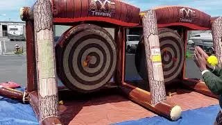 Inflatable Axe Throwing