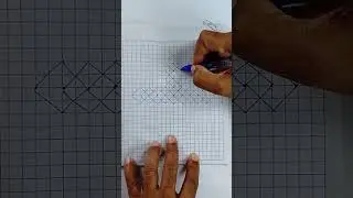 Simple 11x1 Square Shape Formation Pulli/Dot Kolam