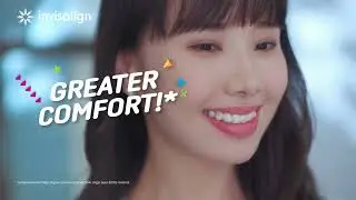 Invisalign's SmartTrack&trade; material for predictable results & comfort