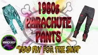 1980s PARACHUTE PANTS - Too Fly For The Sky - SOB Quickies