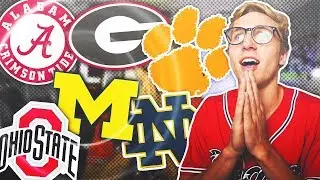 ONE PLAYER FROM EVERY RANKED NCAA TEAM! Madden 19