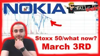 Euro Stoxx 50? Nokia stock/ What now? (Graph Analysis) WallStreetBets (March 3rd)Stock Trading(NOK)
