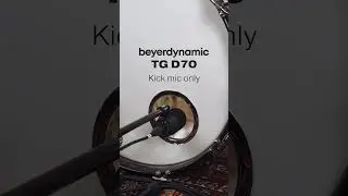 Which microphone would you prefer on the kick drum? 🎤🥁 @treasuredrums #beyerdynamic