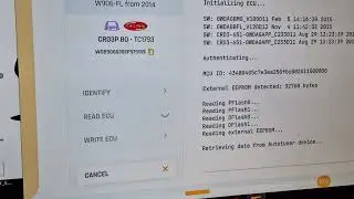 Mercedes Sprinter Delphi CRD3.BO ECU reading with Autotuner