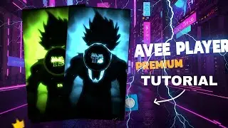 Avee Player tutorial ✨ Trending Templates & Editing Process🌹