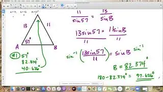 Ambiguous Case: Two Solutions