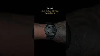 Casio G-shock DW 5600 tough solar. #casiowatches #gshock #menswatches #mensfashion #youtubeshorts