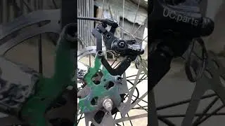 203mm rotor setup compleate #cycleing