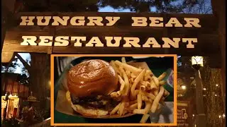 Mealtime at Disneyland: Hungry Bear Restaurant (Potato and Cheddar Cheeseburger)