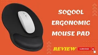 Ergonomic Comfort: Soqool Ergonomic Gel Wrist Rest Mouse Pad Review