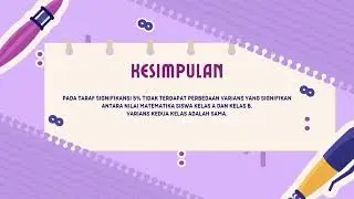 Pembahasan Soal Mata kuliah Statistika Materi Uji Z Uji F Varians, Koefisien dan regresi linear
