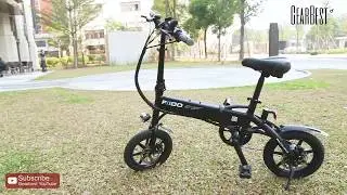 Bicicleta el&eacute;trica dobr&aacute;vel FIIDO D1 POR R$1.800 GEARBEST