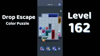 Drop Escape Level 162 Walkthrough 🟡🧩 | Color Puzzle Game Guide | Go Answer