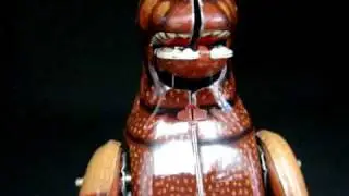 Billiken Tin Toy/Godzilla 1992 Robot wind up/Brown/with Box
