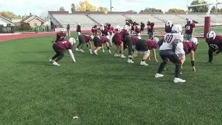 Breaking down the triple option offense with the Mishawaka Cavemen