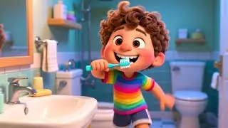 The Happy Tooth Brushing Song for Kids | Dental Hygiene & Healthy Habits Song, Nursery Rhyme