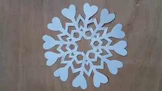 Easy beautiful snowflake making full tutorial ✨ 