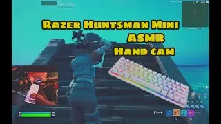 Razer Huntsman Mini unboxing! Razer linear optical switch (Gameplay) (ASMR) relaxing keyboard sounds