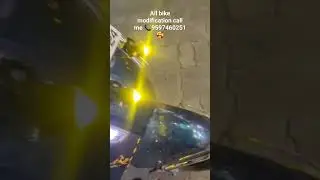 scooty LED light projector lamp fitting #scooty 😍 #trending #led 🥰