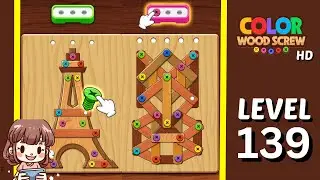 Color Wood Screw Level 139 Solution Walkthrough