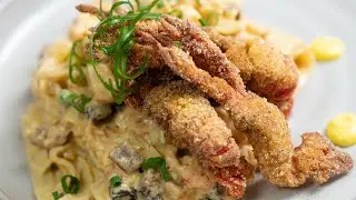 Crawfish Carbonara at Juban's