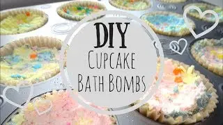 DIY Cupcake Bath Bombs! || LittleBitofDIY