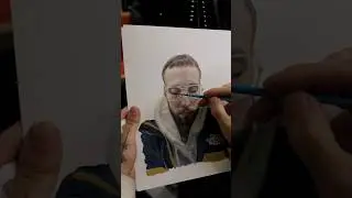 Hand painting a random man&rsquo;s face! *insane reaction*