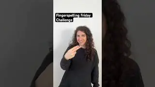 3 names fingerspelled in ASL - receptive practice challenge