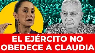 ¡LE DAN LA ESPALDA! El líder del Ejército se le rebela a Sheinbaum por culpa de AMLO