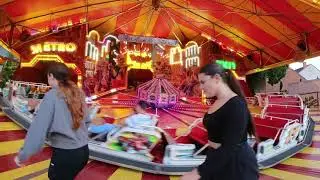 Offride Schlager Express (Dre&szlig;en) Burg Kirmes (Kermis) (Funfair) Erkelenz 2022..