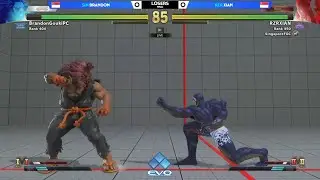 Street Fighter V: Brandon vs Xian - Losers Finals EVO Online 2021 Asia South
