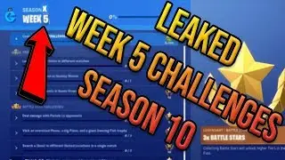 Fortnite Season 10 Week 5 Challenges Guide Leaked - Blockbuster